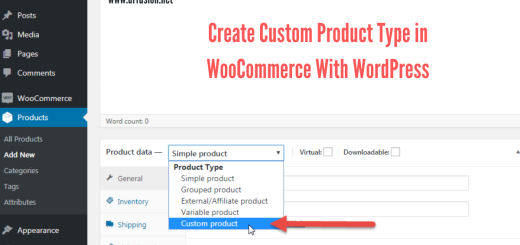 How to create a Custom WooCommerce Product Type With WordPress