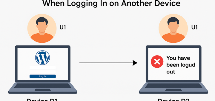 force logout previous device WordPress
